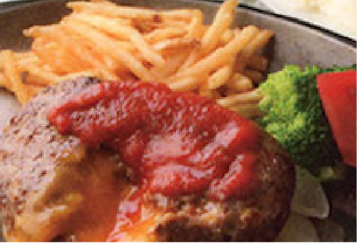 イタリアンハンバーグセット（ライスorパン＋サラダ付き）